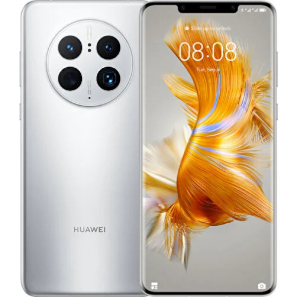 Huawei Mate 50 Pro 256 GB 8 GB Ram  Gümüş Cep Telefonu (Huawei Türkiye Garantili)