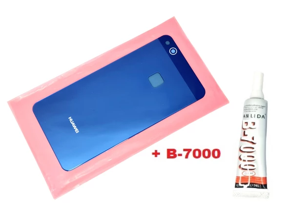 Huawei Uyumlu P10 Lite Arka Pil Batarya Kapağı (CAM+B-7000) MAVİ