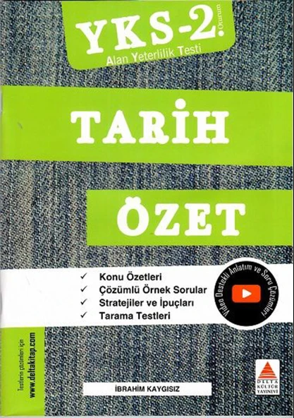Delta Kültür AYT Tarih Özet