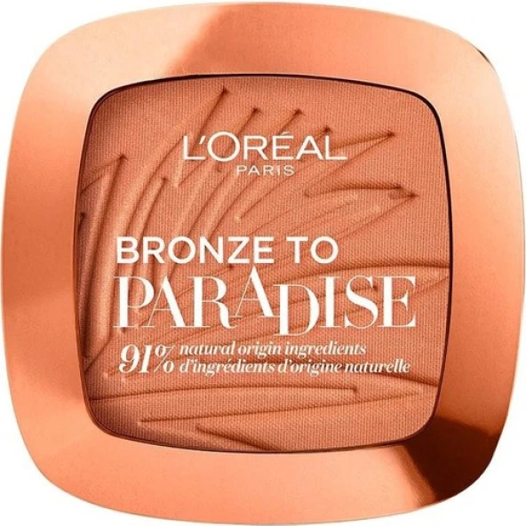 Loreal Paris Bronze to Paradise Mat Bronzlaştırıcı Pudra 02 Baby One More Tan