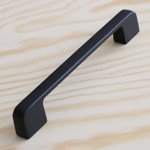 Mobilya Kulp Mutfak Dolabı Çekmece Dolap Kulpları Kapak Kulpu Kulbu Siyah 160 mm Metal - Resim 2