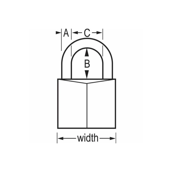 170 Eurd Masif Pirinç Asma Kilit 70mm - 2