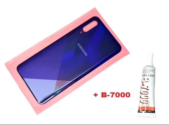 Tkgz Samsung Galaxy A30S A307 Arka Pil Batarya Kapağı (B-7000) MAVİ ürün görseli 1