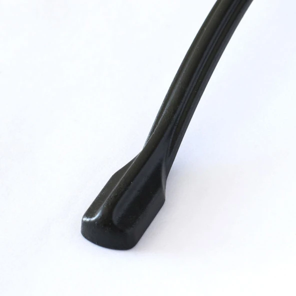Mobilya Kulp Mutfak Dolabı Çekmece Dolap Kulpları Kapak Kulpu Kulbu Siyah Renk 160 mm Metal - Resim 5