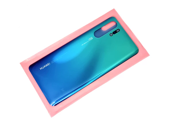 Tkgz Huawei Uyumlu P30 PRO Arka Kapak Batarya Pil Kapağı + PİL (CAM) MAVİ - Resim 2