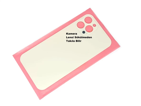 Tkgz İPhone 12 PRO MAX Arka Kapak (CAM) Gold
