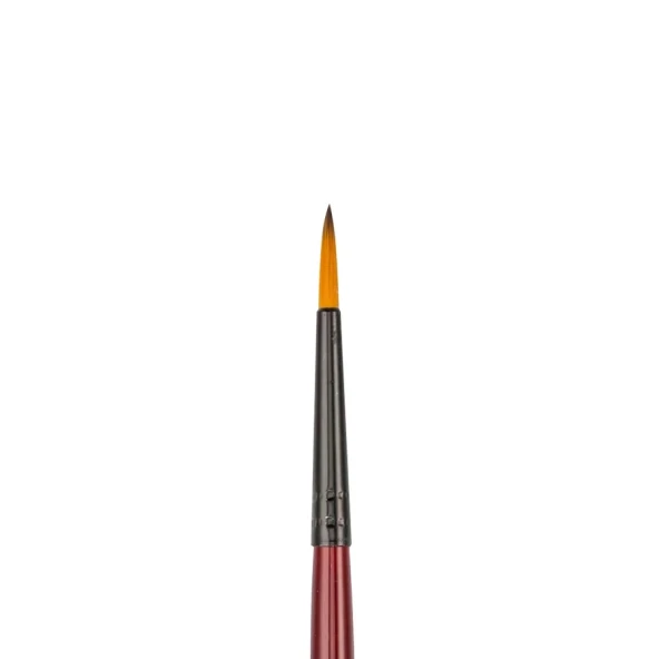 Bigpoint 123 Serisi Sentetik Kıl Yuvarlak Fırça No: 3/0 - Resim 3