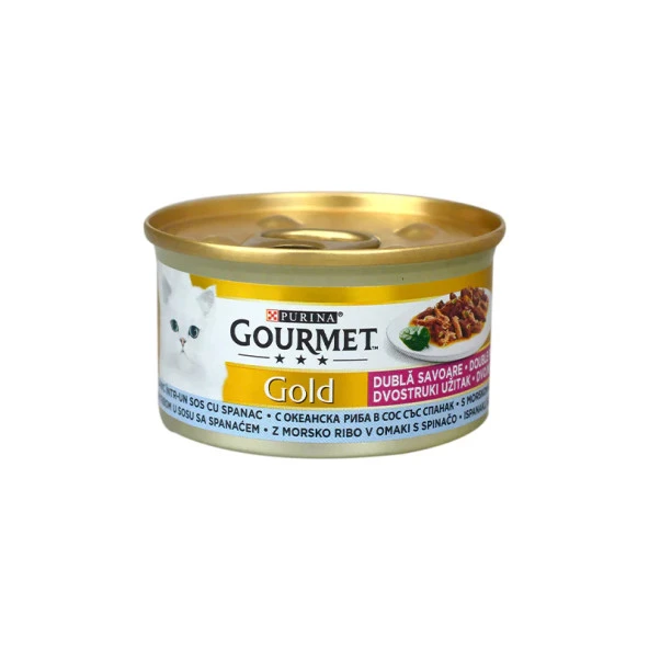 Gourmet Çifte Lezzet Ispanaklı Okyanus Balıklı Konserve 85 Gr