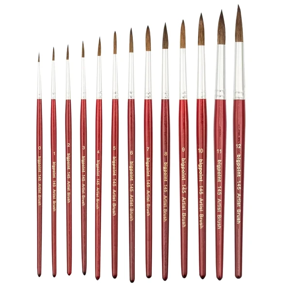 Bigpoint 145 Serisi Midilli Kılı Yuvarlak Fırça No: 4 ürün görseli 1