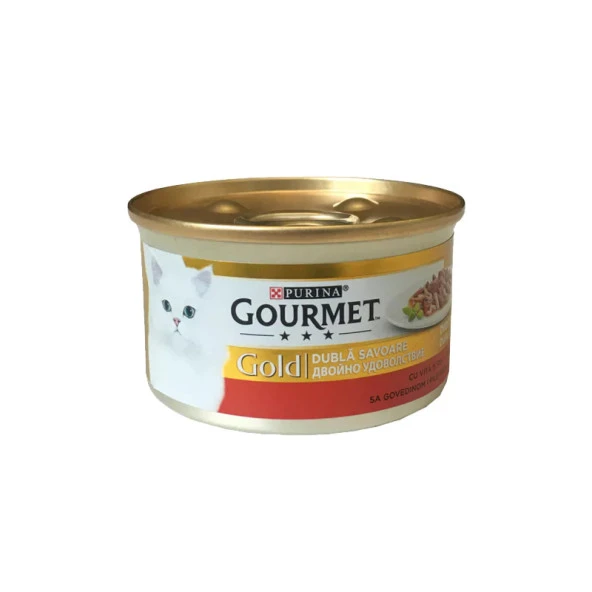 Gourmet Çifte Lezzet Sığır Etli ve Tavuklu Konserve 85 Gr