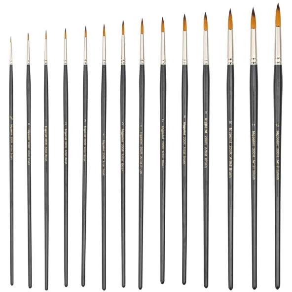 Bigpoint 200R Serisi Sentetik Kıl Yuvarlak Fırça No: 4 ürün görseli 1