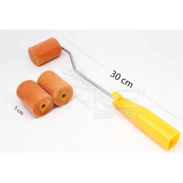 Rich Kadife Rulo Fırça 5cm 3 Yedekli ürün görseli 1