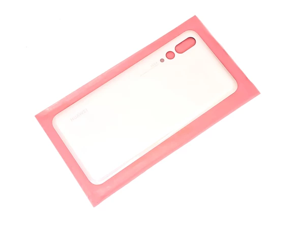 Tkgz Huawei Uyumlu P20 PRO Arka Pil Batarya Kapağı (CAM) PEMBE ürün görseli 1