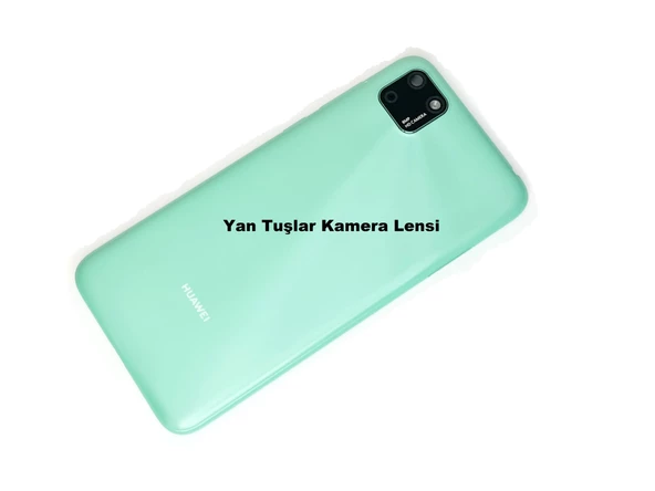 Tkgz Huawei Uyumlu Y6P 2020 Kasa Arka Pil Batarya Kapağı YEŞİL