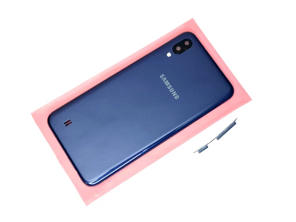 Samsung Galaxy M10 Kasa Arka Pil Batarya Kapağı Mavi ürün görseli 1