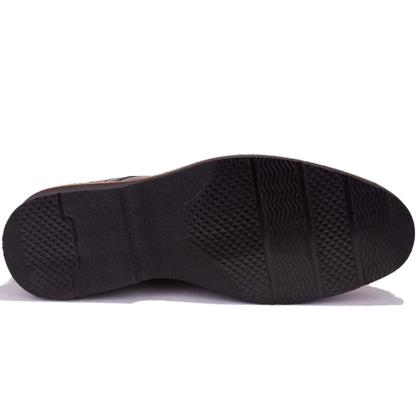 Dagoster DMA08-217 Kahve Ortopedik Günlük Erkek Deri Ayakkabı - Resim 4