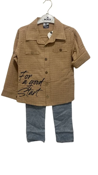 uğurböceğiçocuk X Max Trend Kotlu Gömlekli Erkek Takım 2017 - 7