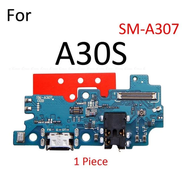 Samsung Galaxy A30S FULL ORJ Şarj Soketi Kulaklık Soketi