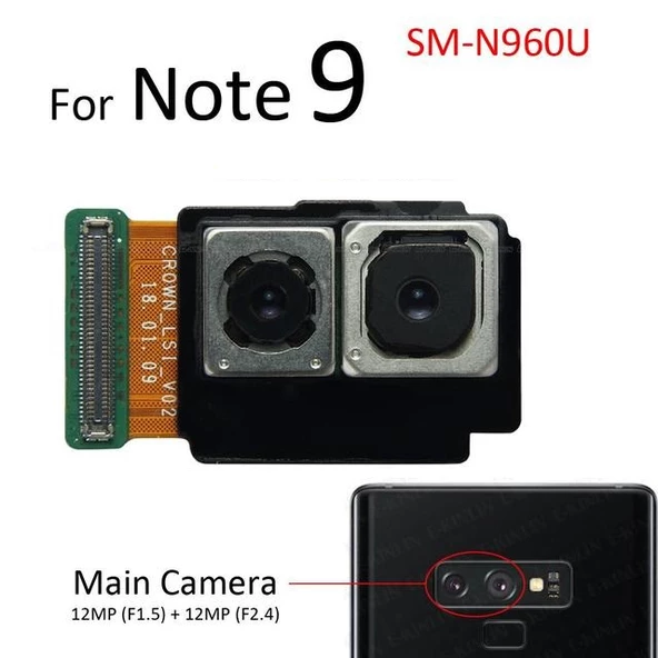 Samsung Galaxy NOTE 9 Arka Kamera (Orjinal) ürün görseli