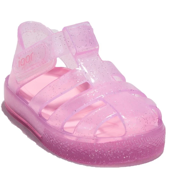 Igor S10265 Star Glitter Pembe Ortopedik Günlük Kız Çocuk Sandalet ürün görseli