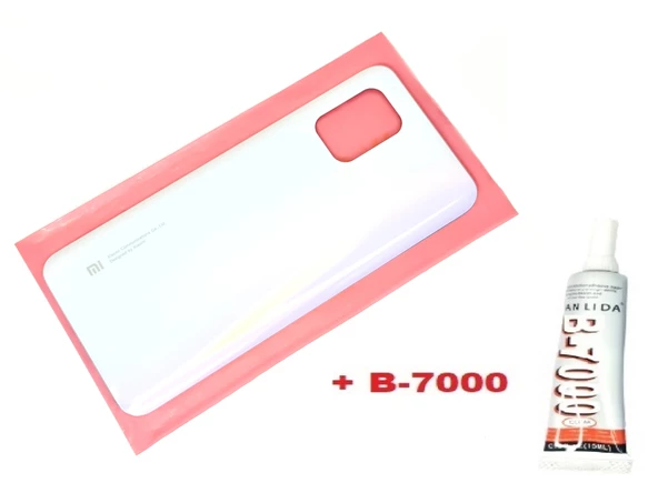 Xiaomi Mi 10 Lite Arka Kapak Pil Kapağı (CAM+B-7000) BEYAZ ürün görseli