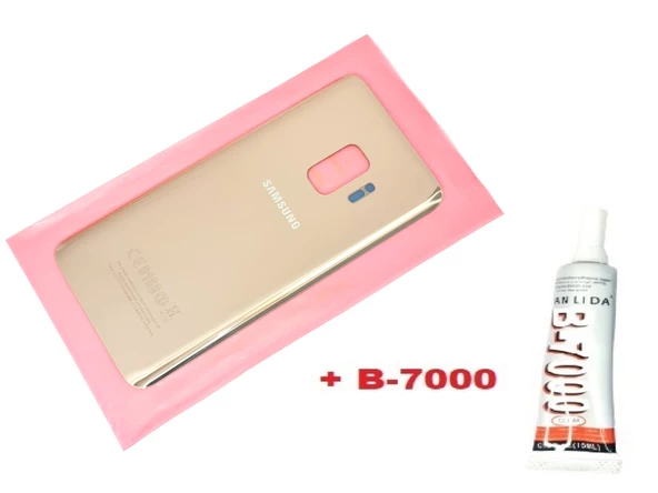 Samsung Galaxy S9 Arka Pil Batarya Kapağı (CAM+B-7000) GOLD