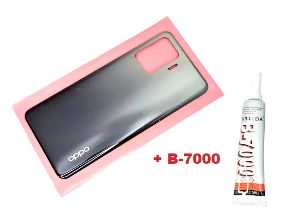 Oppo Reno 5 Lite Arka Kapak Batarya Pil Kapağı (B-7000) SİYAH