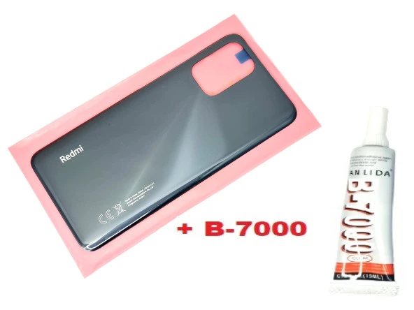 Xiaomi Redmi Note 10 (4G) Arka Pil Batarya Kapağı (B-7000) SİYAH