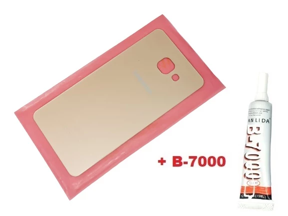 Samsung Galaxy A3 2016 (A310) Arka Pil Batarya Kapağı (CAM+B-7000) GOLD