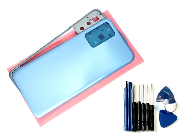 Oppo A16 FULL ORJ KASA Arka Pil Batarya Kapağı (TAMİR SETİ) MAVİ ürün görseli