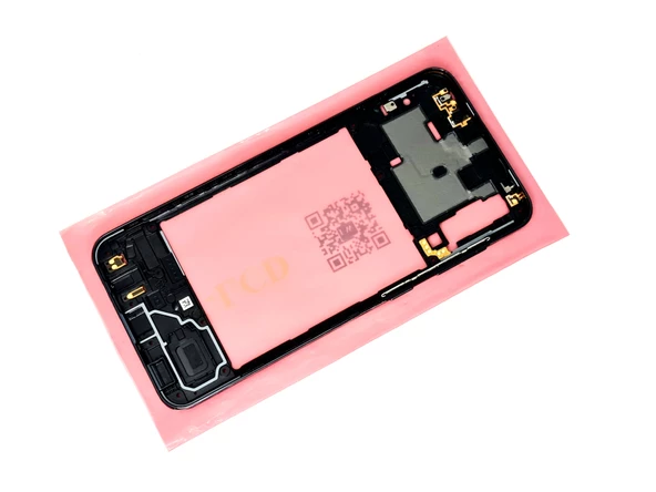 Samsung Galaxy A30S A307 FULL KASA Arka Pil Batarya Kapağı (TAMİR SETİ) SİYAH - Resim 4