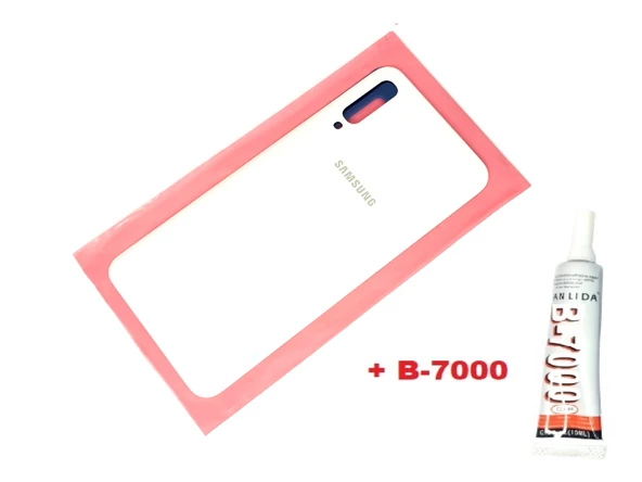Samsung Galaxy A50 A505 Arka Pil kapağı (B-7000) BEYAZ