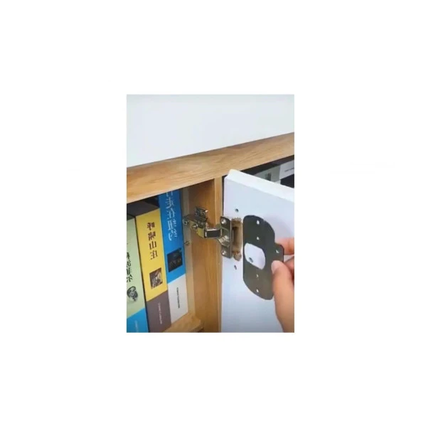 4 Adet Dolap Menteşe Tamir Sacı Seti - 4