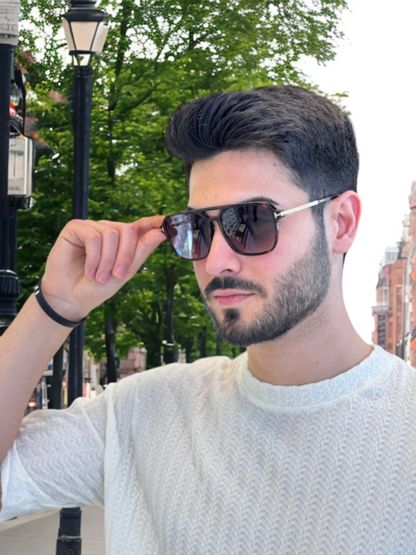 8514 C4 59 Black Güneş Gözlüğü - Resim 6