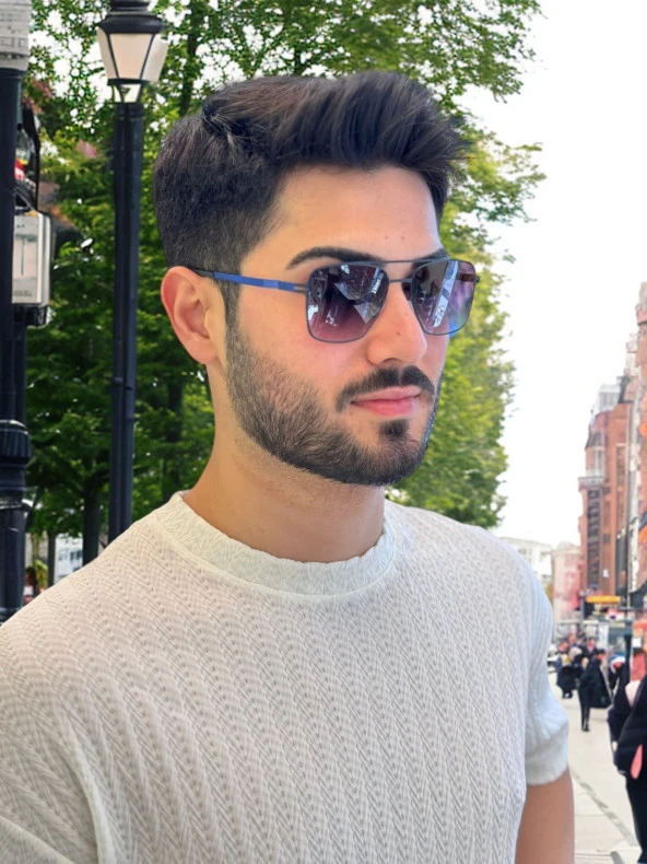 8527 C2 55 Black Güneş Gözlüğü - Resim 4