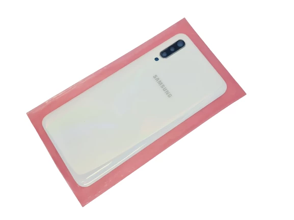 Samsung Galaxy  A50 A505 Arka Pil Batarya Kapağı (FULL LENSLİ) BEYAZ