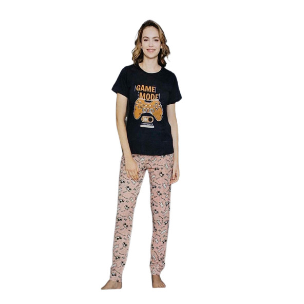 Kısa Kollu Kadın Pijama Takımı - 2