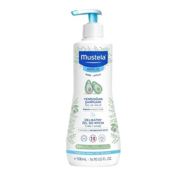 Mustela Gentle Cleansing Gel Yenidoğan Şampuanı 500 ml