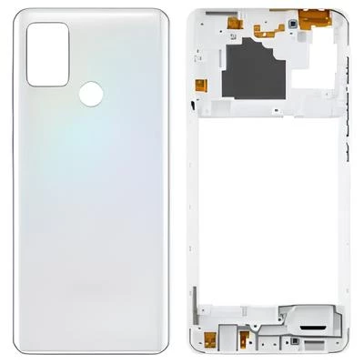 Samsung Galaxy A21S  - SM-A217F FULL Kasa Arka Kapak Takım BEYAZ