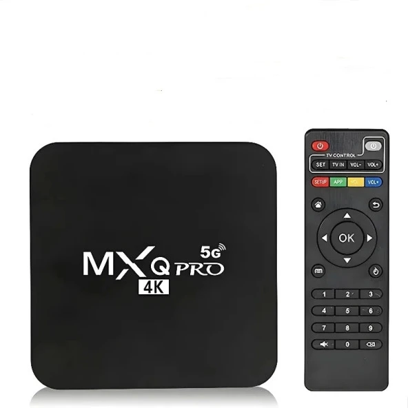 MXQPro 1+8GB Android 11.1 Akıllı Tv Kutusu 4K Medya Oynatıcı MXQpro RK3229 64GB Android 10.1 akıllı TV kutusu 4K medya oynatıcı
