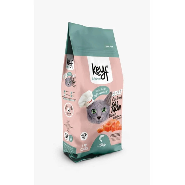 Keyf Somonlu 15 kg Yetişkin Kedi Maması