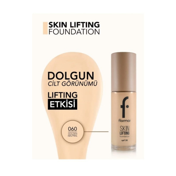 Flormar Lifting Foundation 060 Golden Neutral - 4