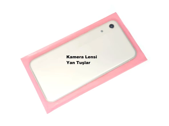 Tkgz Huawei Uyumlu Honor 8A Kasa Arka Pil Batarya Kapağı GOLD