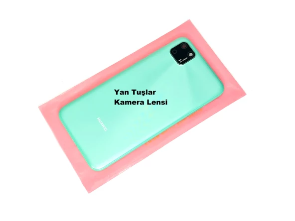 Tkgz Huawei Uyumlu Y5P Kasa Arka Pil Batarya Kapağı YEŞİL