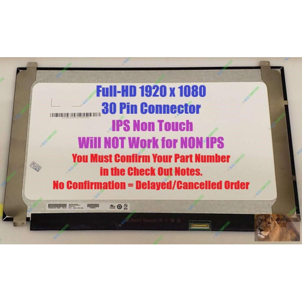 NV156FHM-N47 V8.0 NV156FHM-N49 V8.0 Lcd Ekran Panel (FHD IPS) 2.EL  KULLANILMIŞ - 3