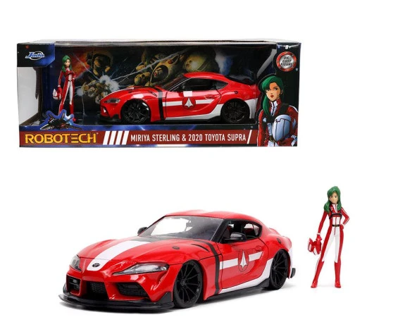 Jada 1:24 Robotech M Sterling´20 Toyota Supra Kırmızı