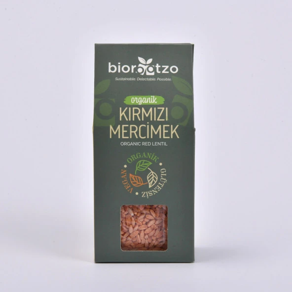 Organik Kırmızı Mercimek Arpa Şehriye Glutensiz Vegan Yüksek Bitkisel Protein 200 g