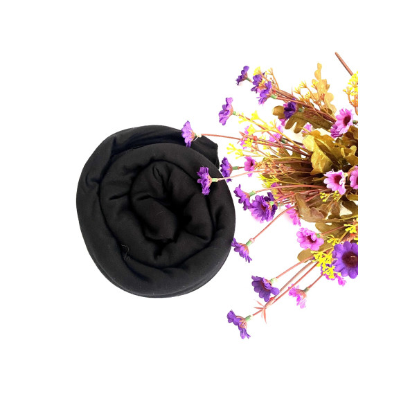 Kadın Hediye Seti Siyah Penye Şal Karlino Deri Cüzdan Kolye - 4