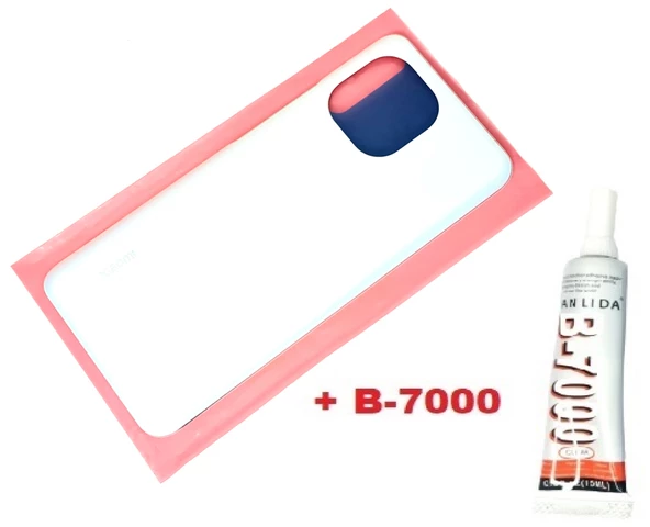 Tkgz Xiaomi Mİ 11 Arka Kapak Batarya Pil Kapağı (CAM+B-7000) BEYAZ ürün görseli 1