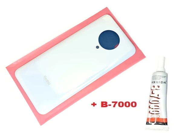 Tkgz Xiaomi POCO F2 PRO Arka Kapak Batarya Pil Kapağı (CAM+B-7000) BEYAZ